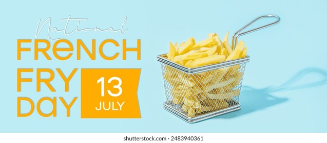 Banner for National French Fry Day - Powered by Shutterstock