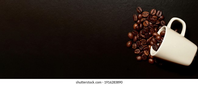 Banner Raw Coffee Beans Espresso Cup Stock Photo 1916283890 | Shutterstock