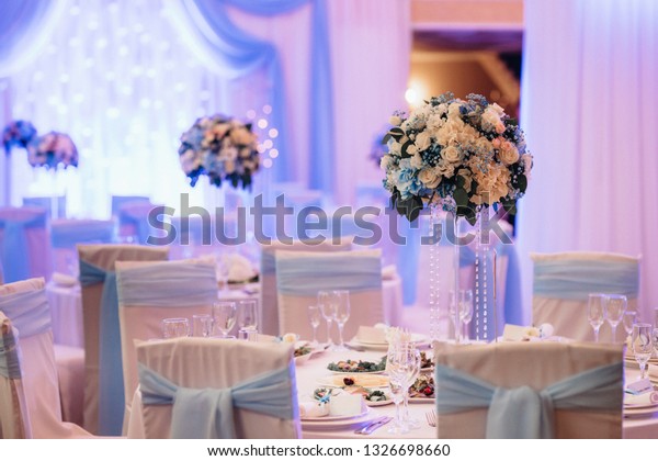 Banquet hall for weddings, banquet hall decoration,\
atmospheric decor