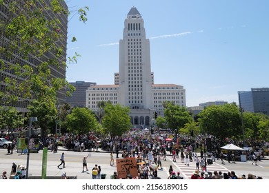 Bans Off Abortion Service, Reproductive Justice. Womens March Rights, Abortion Body Choice, Lgbt And Lgbtq. Protect Roe. Los Angeles, USA - May, 14, 2022.