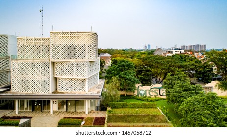 Banten / Indonesia - June 28, 2019: Aerial View Of Foresta Business Loft Bumi Serpong Damai