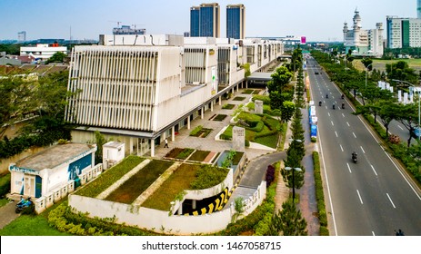 Banten / Indonesia - June 28, 2019: Aerial View Of Foresta Business Loft Bumi Serpong Damai