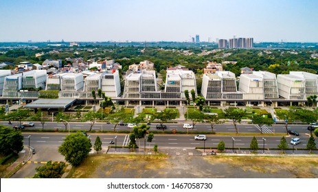 Banten / Indonesia - June 28, 2019: Aerial View Of Foresta Business Loft Bumi Serpong Damai