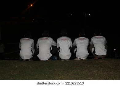 Banyumas, Indonesia - October 5, 2022 : A Photo Of An Asian Man Wearing The Same Shirt. Join A Student Organization On Campus