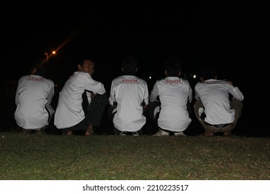 Banyumas, Indonesia - October 5, 2022 : A Photo Of An Asian Man Wearing The Same Shirt. Join A Student Organization On Campus