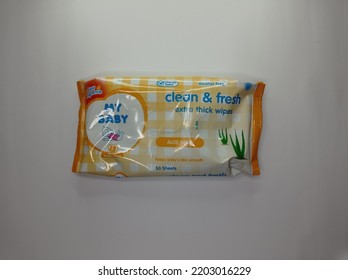 Banyumas, Indonesia - September 17, 2022: A Photo Of Wet Wipes Used For Babies