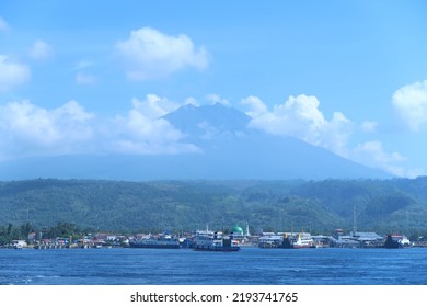 Banyuwangi, Indonesia - June 18 2022 : Ferry Boats On Bali Strait