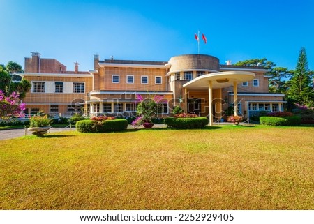 Bao Dai Summer Palace in Dalat city in Vietnam