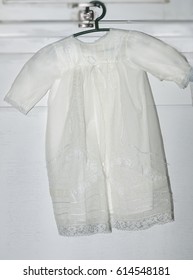 Baptism Baby Girl Clothes Catholic Family Stock Photo Edit Now