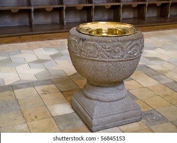 Baptismal Font In Full View