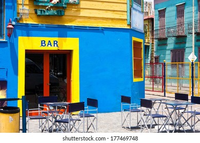 Bar In Caminito, Buenos Aires - Argentina 