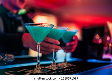 Bar and cocktails in neon colours - Powered by Shutterstock