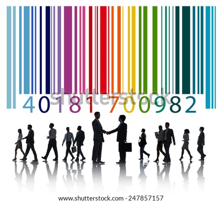 Bar Code Marketing Data Identity Concept