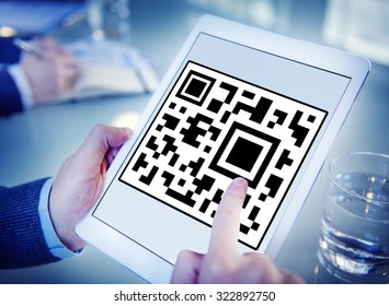 Bar Code Qr Code  Coding Identity Concept