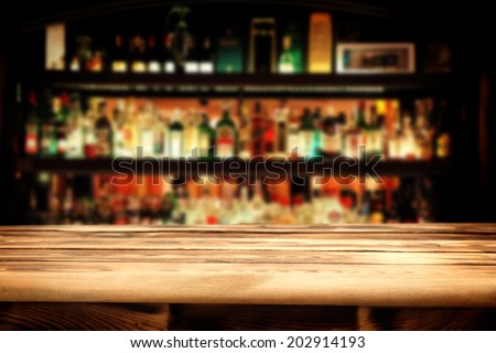 bar and desk 
