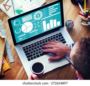 Bar Graph Chart Data Information Inforgraphic Report Concept