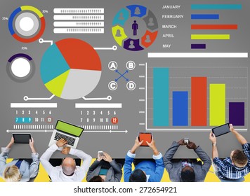 Bar Graph Chart Data Information Inforgraphic Report Concept