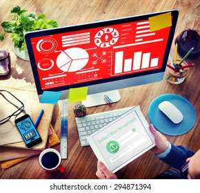 Bar Graph Chart Data Information Inforgraphic Report Concept - Powered by Shutterstock - Get 15% off with code: PIKWIZARD15