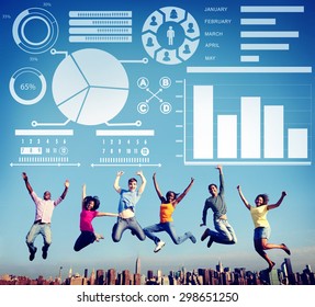 Bar Graph Chart Data Information Inforgraphic Report Concept