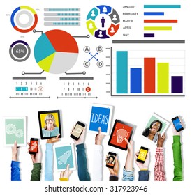 Bar Graph Chart Data Information Inforgraphic Report Concept
