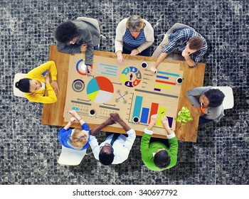 Bar Graph Chart Data Information Infographic Report Concept