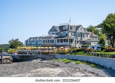 Bar Harbor, ME  USA - September 9th 2022: Photo Of The Bar Harbor Inn  Spa. 