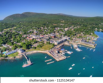 Bar Harbor Is A Tourist Town On The Maine Coast By Acadia National Park