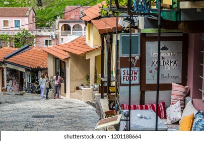 Bar / Montenegro - 04 08 2016: Tourists Visiting Stari Grad Bar, The Old Town Of Bar