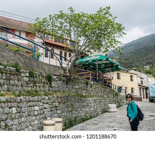 Bar / Montenegro - 04 08 2016:Tourists Visiting Stari Grad Bar, The Old Town Of Bar