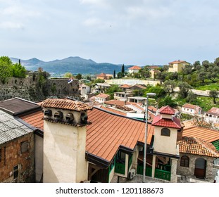 Bar / Montenegro - 04 08 2016:Tourists Visiting Stari Grad Bar, The Old Town Of Bar