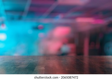 Bar In The Night Club, Neon Light