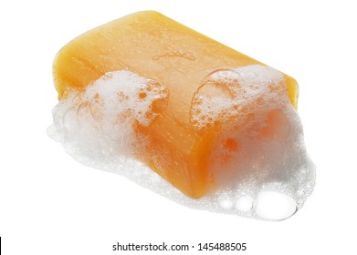 Bar Of Soap With Suds