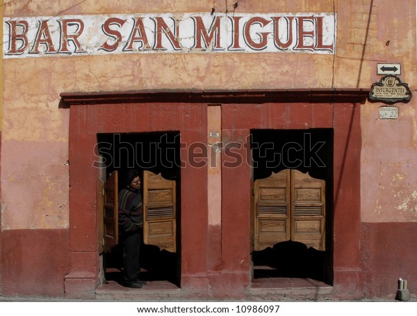 Bar Swinging Doors San Miguel De Stock Photo Edit Now 10986097
