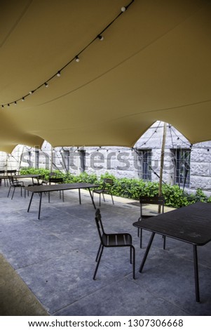 Similar – beer tent in preparation