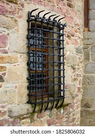 Bar Window Of A Castle