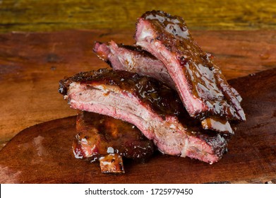 Barbecue Pork Ribs. Pork Ribs. Traditional Texas BBQ: Beef Brisket, Beef Ribs, Pork Ribs, Sausage Links, Black Pepper Roasted Chicken, And Turkey Served With Homemade Sauce.