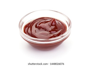 Barbecue Sauce, Bbq, Close-up, Isolated On White Background.