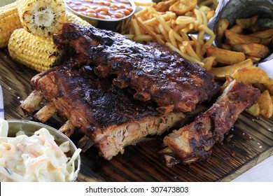 Barbecue Spare Ribs Platter