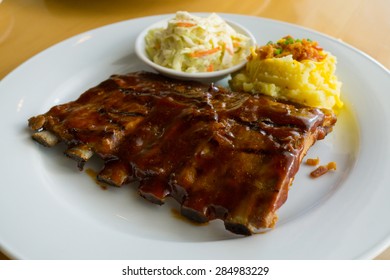 Barbecued Pork Baby Back Ribs