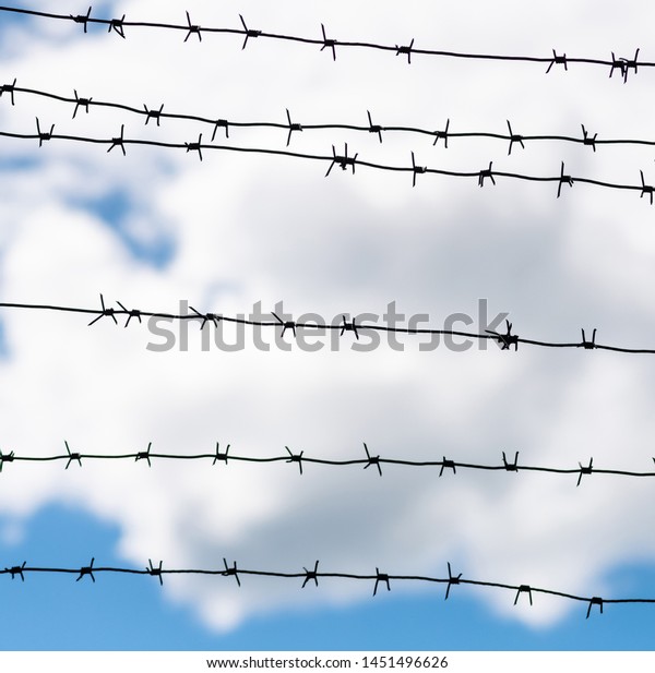 barbed wire fence illegal