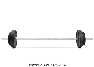 Barbell Isolated On White Background