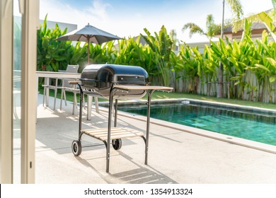 Barbeque Grill On Pool Villas