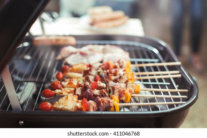 Barbeque on the grill 
