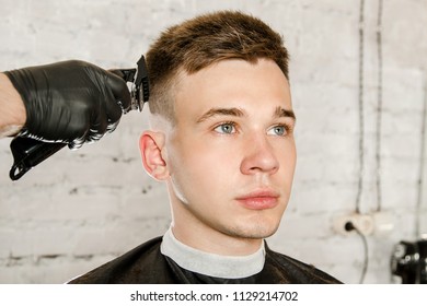 Men Fade Haircut Stock Photos Images Photography Shutterstock