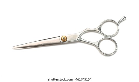 Barber Scissors Isolated On White