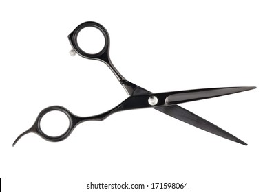 Barber Scissors Path Isolated