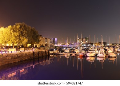 The Barbican, Plymouth At Night