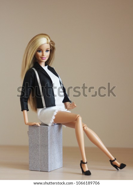 Barbie Doll Long White Hair Beautiful Stock Photo (Edit Now) 1066189706