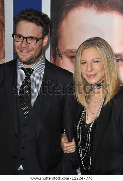 Barbra Streisand Seth Rogen Los Angeles Stock Photo Edit Now