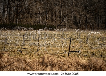 Barbwire on the future battleground 